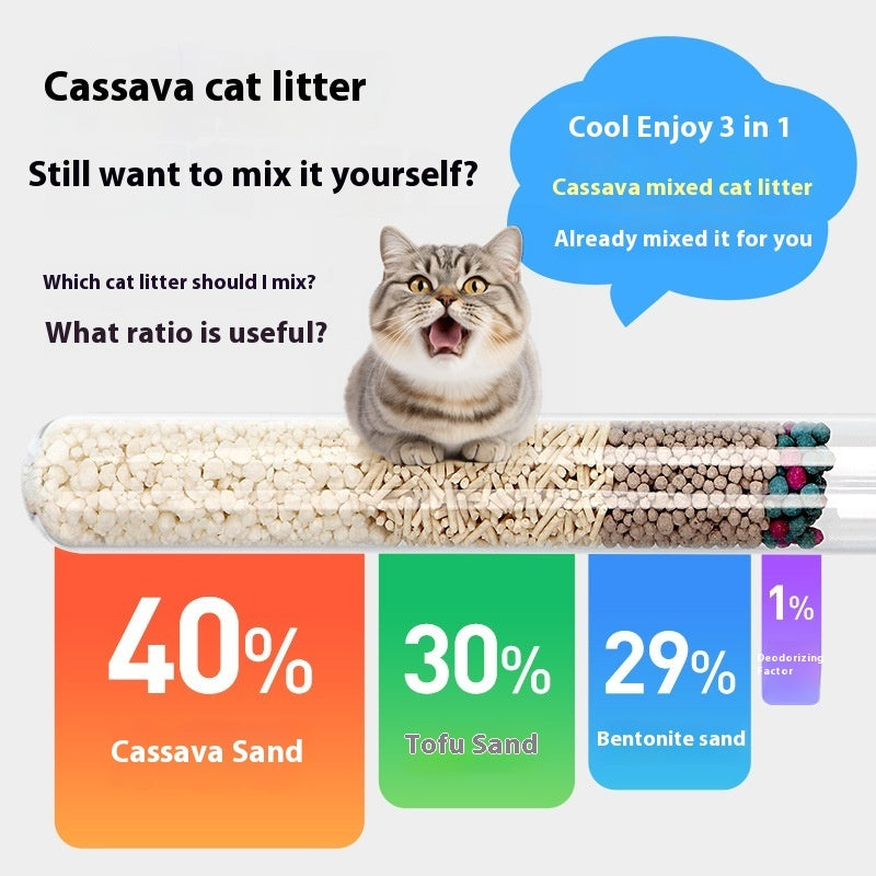 Why You Should Switch to Our 10kg Mixed Cassava Tofu Bentonite Pet Litter